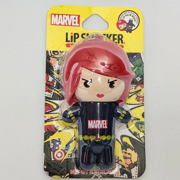 DISNEY MARVEL Lip Smacker AVENGERS Black Widow Lip Balm BNIP Empowering Vanilla - Picture 1 of 2